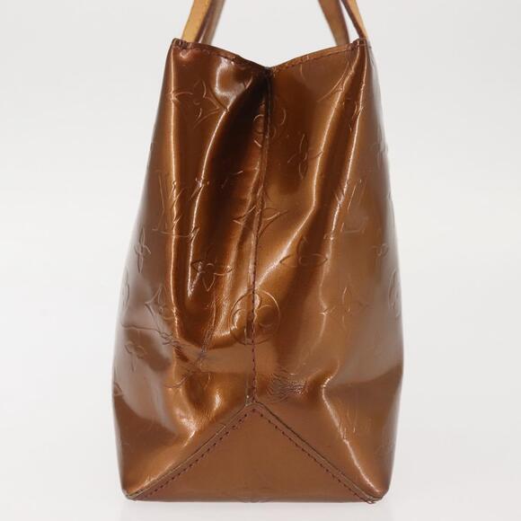 LOUIS VUITTON Monogram Vernis Reade PM Hand Bag Bronze M91146 - Picture 4 of 13